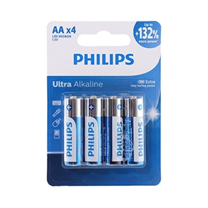 PHILIPS Ultra Alkaline AA (4Pcs/Pack)