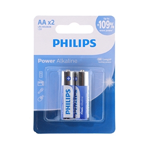 PHILIPS Power Alkaline AA (2Pcs/Pack)
