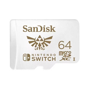 64GB Micro SD Card SANDISK Nintendo Cobranded SDSQXAT-064G-GN3ZN (100MB/s,)