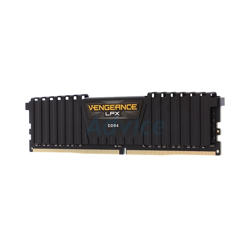 RAM DDR4(2400) 8GB (4GBX2) CORSAIR VENGEANCE LPX BLACK (CMK8GX4M2A2400C16)