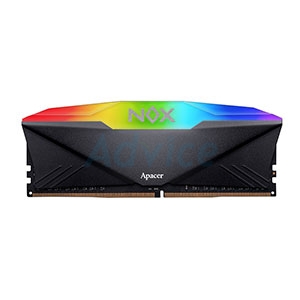 RAM DDR4(3200) 16GB APACER NOX BLACK RGB (AH4U16G32C28YNBAA-1)