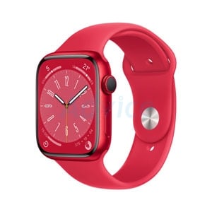 Apple Watch Series 8 GPS 45mm Red Aluminium Case with Red Sport Band (MNP43TH/A)