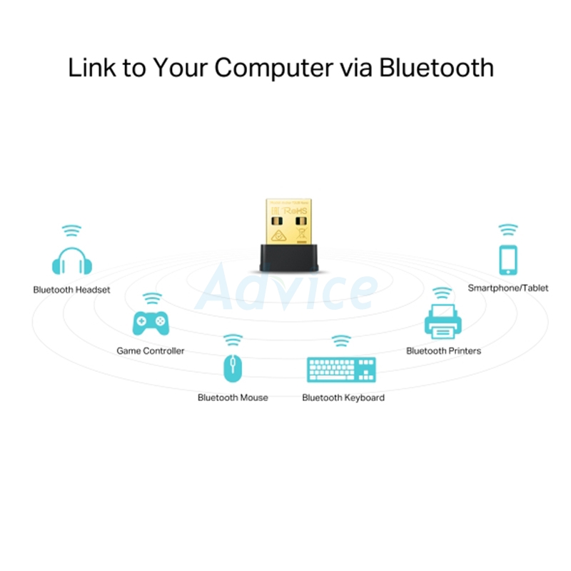 Wireless USB Adapter TP-LINK (Archer T2UB Nano) AC600 Dual Band Bluetooth 4.2   