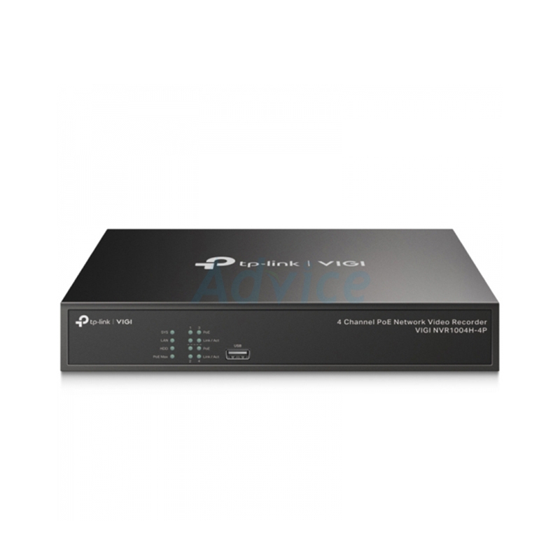 เครื่องบันทึก NVR 4CH. VIGI NVR1004H-4P