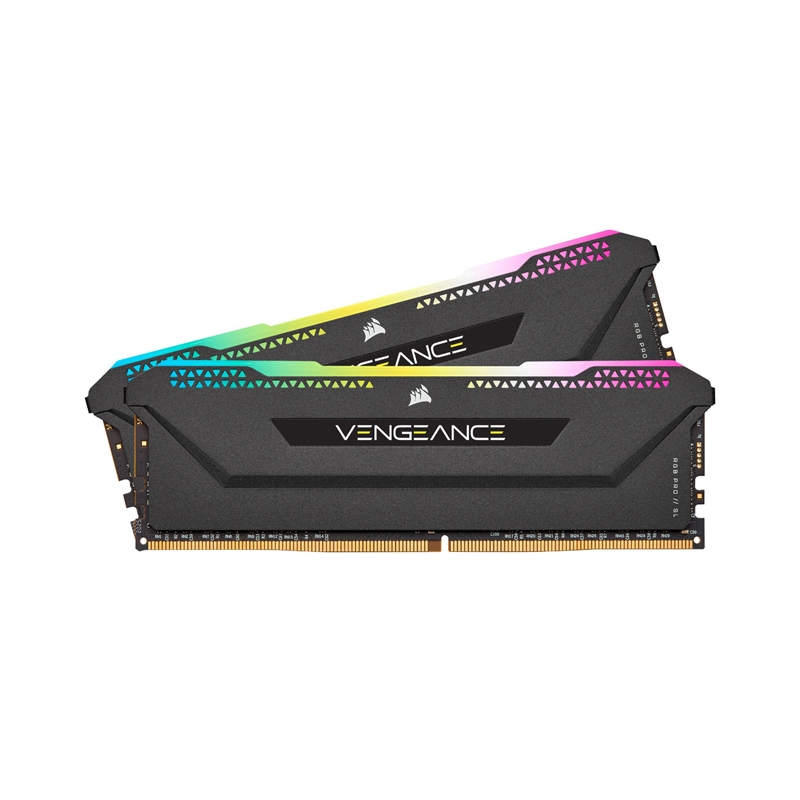 RAM DDR4(3600) 32GB (16GBX2) CORSAIR VENGEANCE RGB PRO SL BLACK (CMH32GX4M2D3600C18)