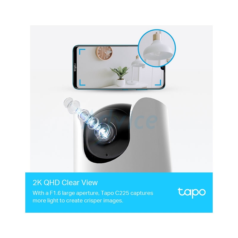 กล้องไร้สาย Smart Camera (4.0MP) TP-LINK TAPO C225