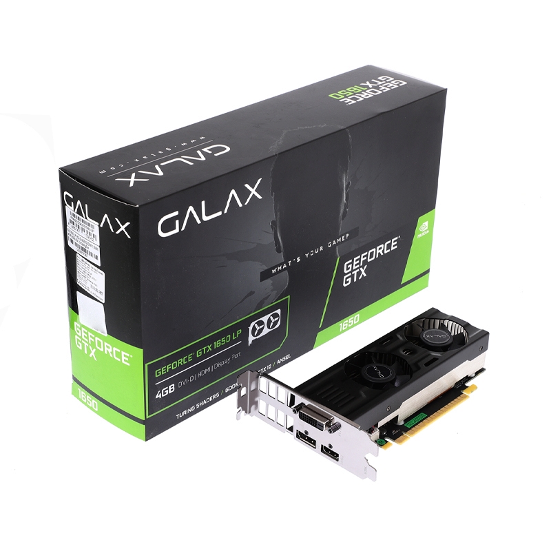 VGA GALAX GEFORCE GTX 1650 LOW PROFILE - 4GB GDDR6