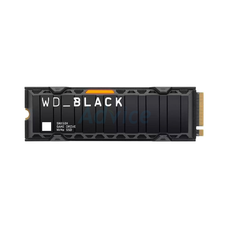 1 TB SSD M.2 PCIe 4.0 WD BLACK SN850X (WDS100T2XHE) HEATSINK NVMe M.2 2280