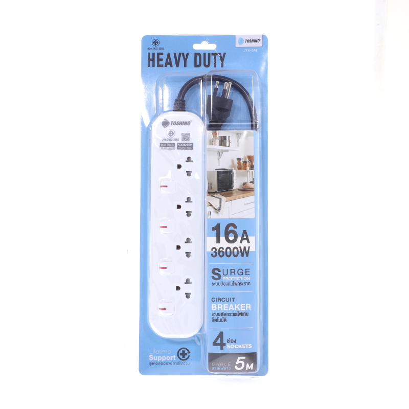 Power Bar TOSHINO JT-4 5M White