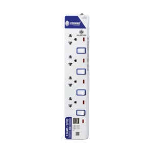 Power Bar TOSHINO ET-914 USB (3M) White
