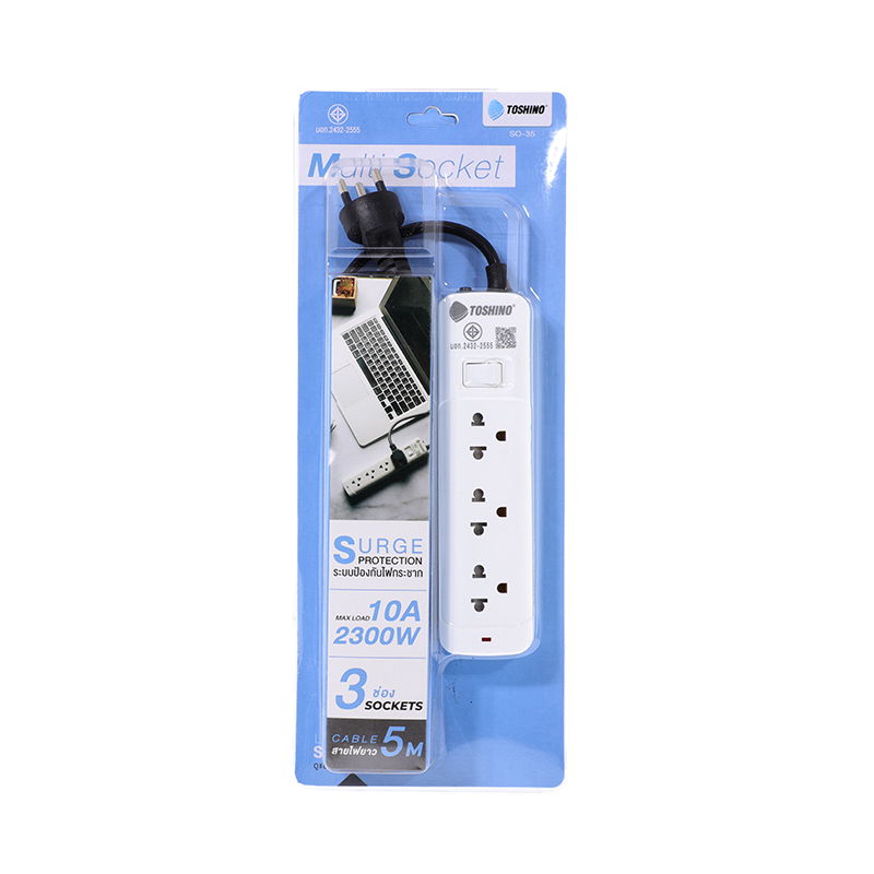 Power Bar TOSHINO SO-35 5M White