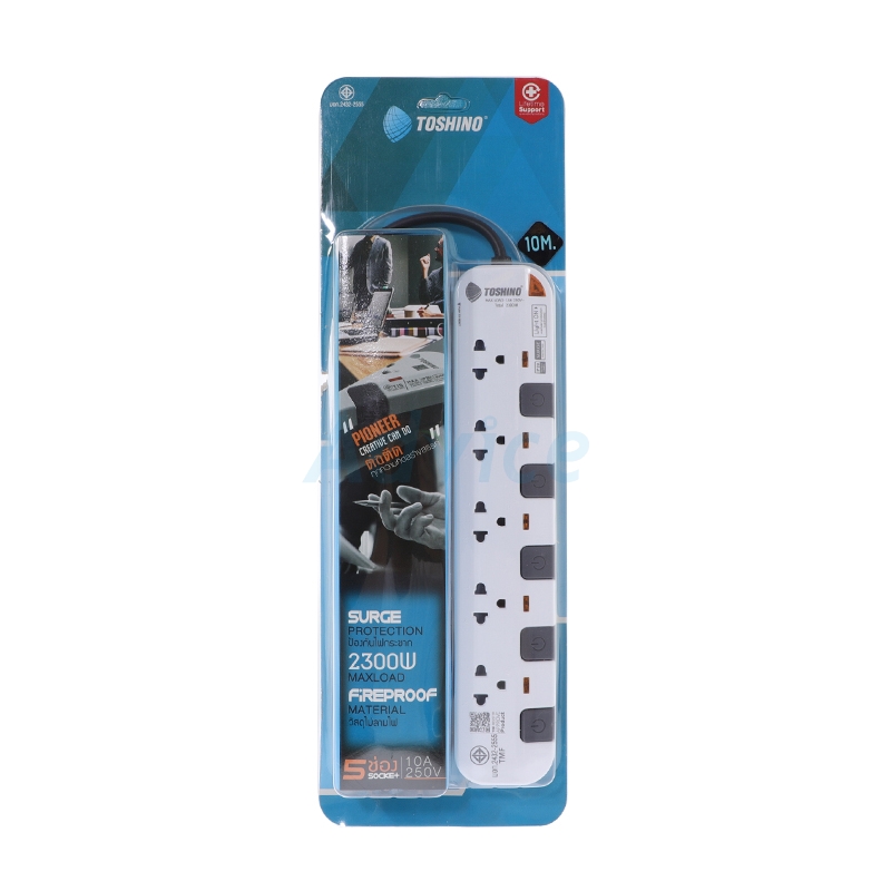 POWER BAR 10M TOSHINO P5310 White/Gray                                          