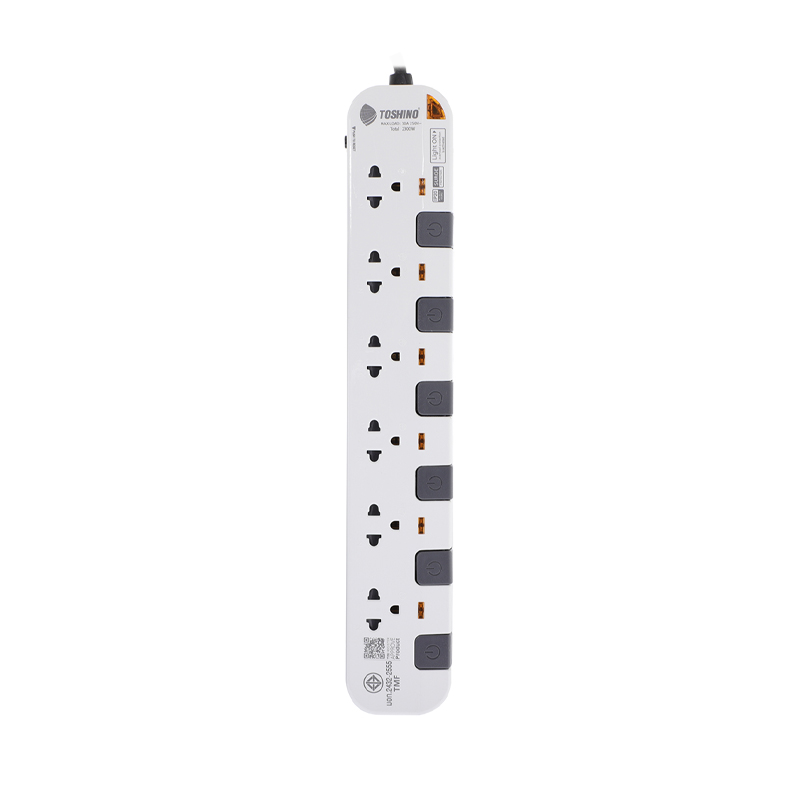 Power Bar TOSHINO P-6310 10M White/Gray