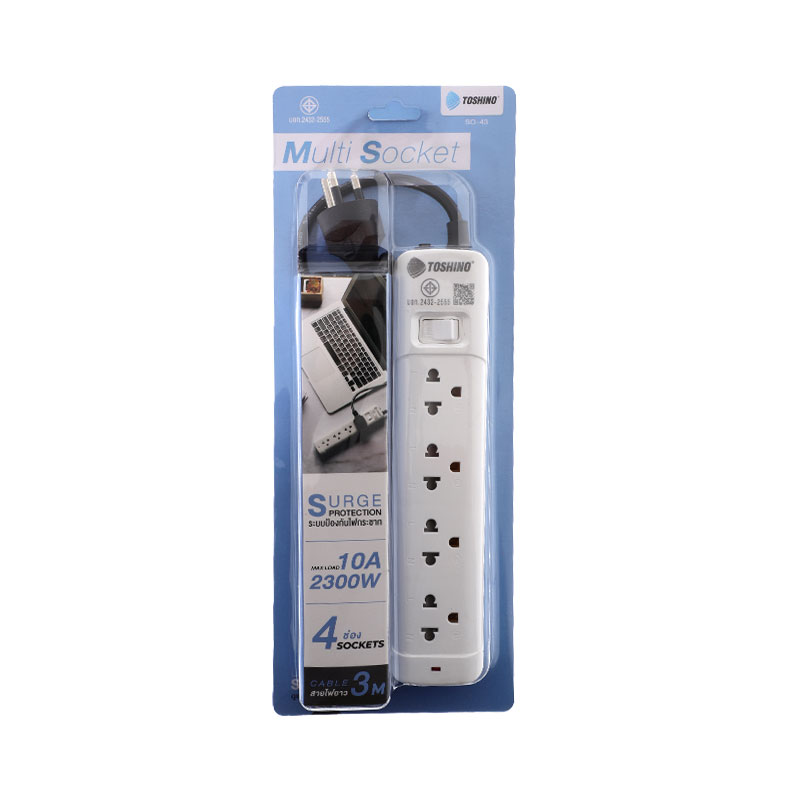 Power Bar TOSHINO SO-43 3M White