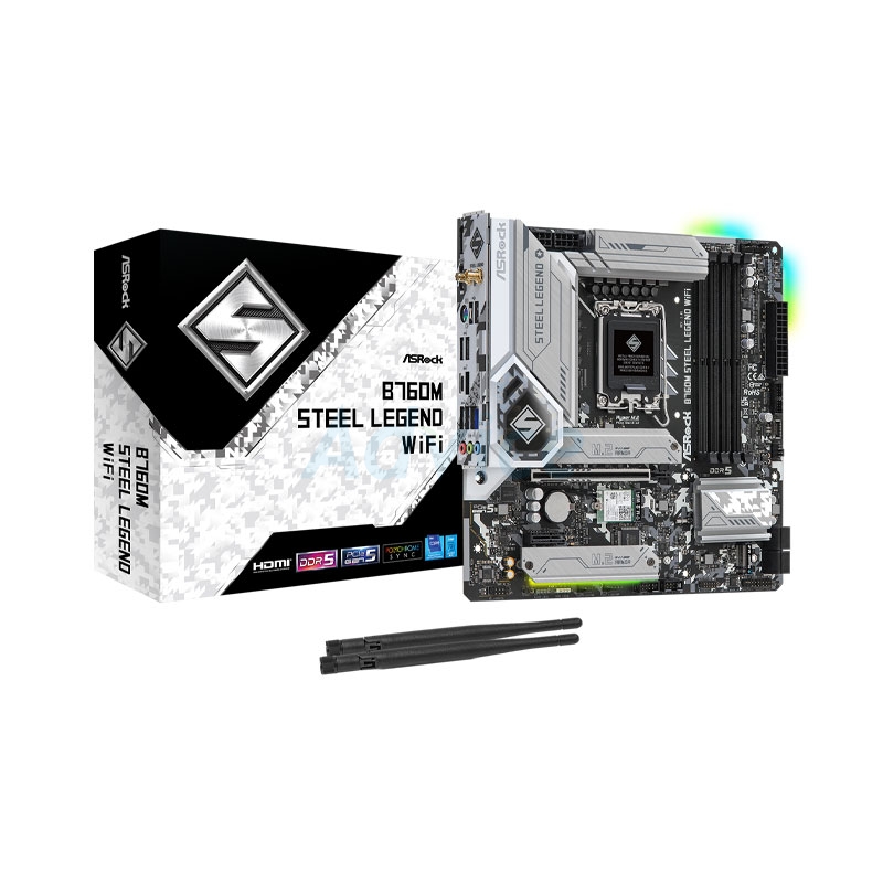 1700) ASROCK B760M STEEL LEGEND WIFI (DDR5) | Advice จ.ปราจีนบุรี  