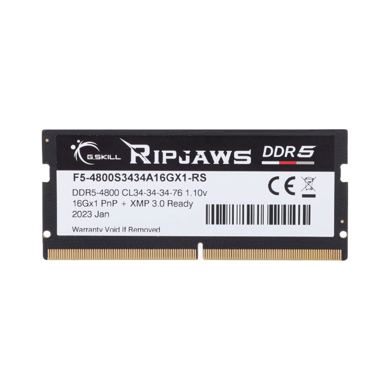 RAM DDR5(4800, NB) 16GB G.SKILL RIPJAWS (F5-4800S3434A16GX1-RS)