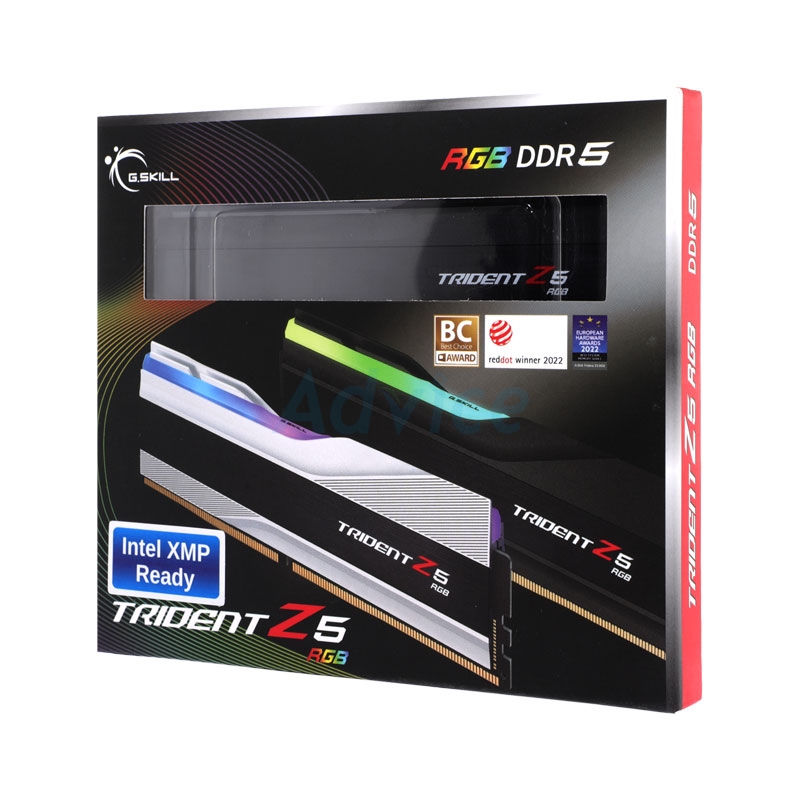 RAM DDR5(5600) 32GB (16GBX2) G.SKILL TRIDENT Z5 RGB BLACK (F5