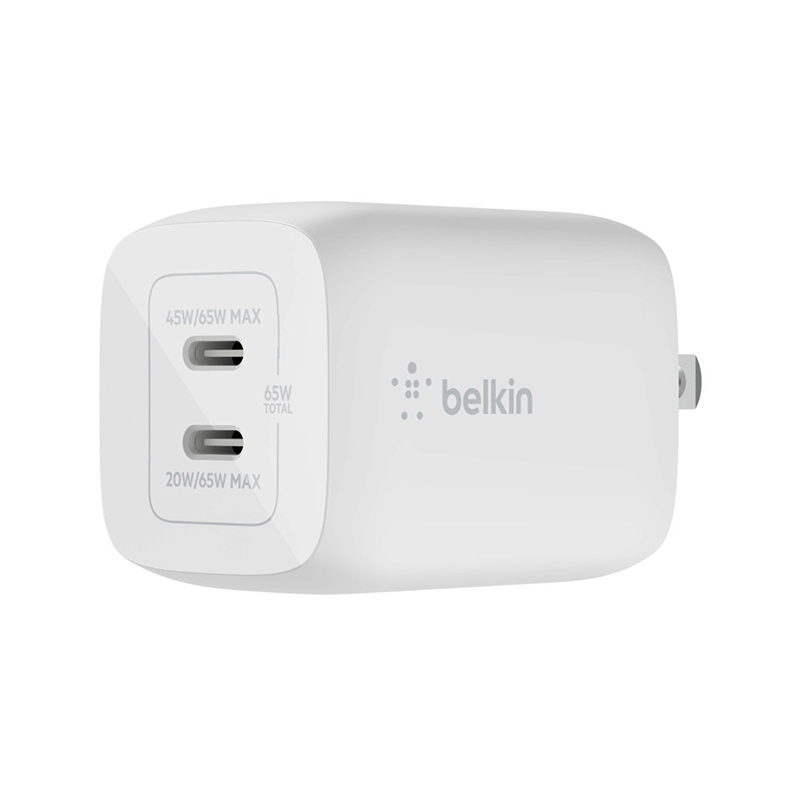 Adapter 2 Ports (Type-C+Cable) Charger BELKIN (5200000000405) Black