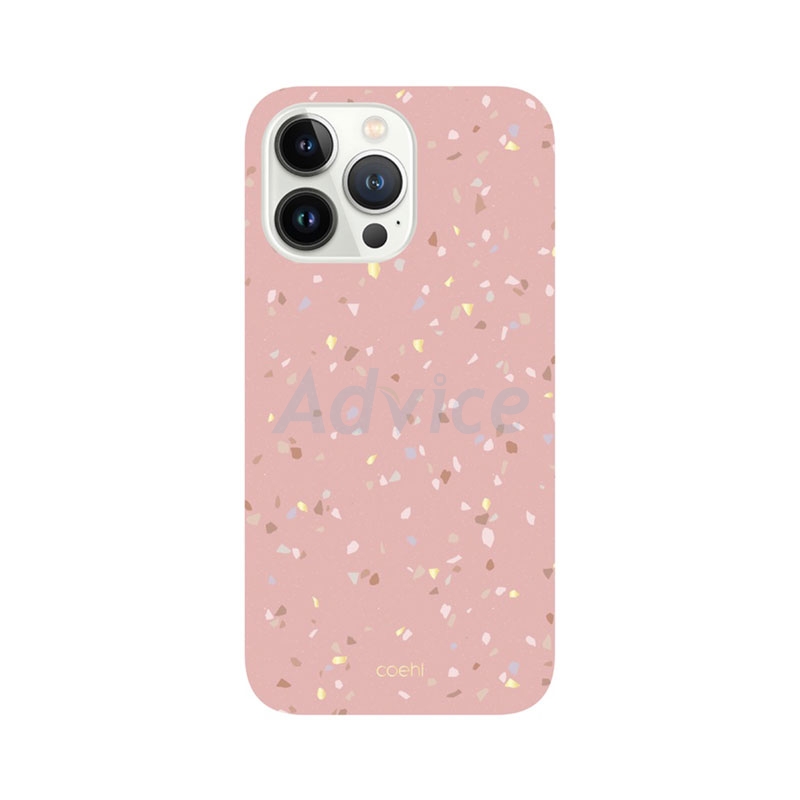 Case iPhone 14 COEHL Terrazzo - Coral Pink