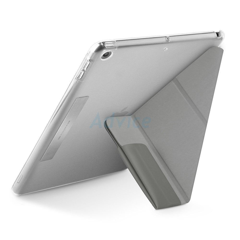 Case iPad Gen 8/9th 10.2" UNIQ Camden Antimicrobial - Fossil Grey