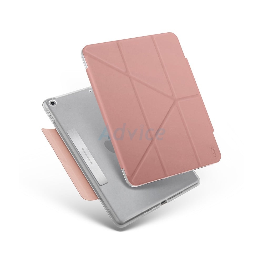 Case iPad Gen 8/9th 10.2" UNIQ Camden Antimicrobial - Peony Pink