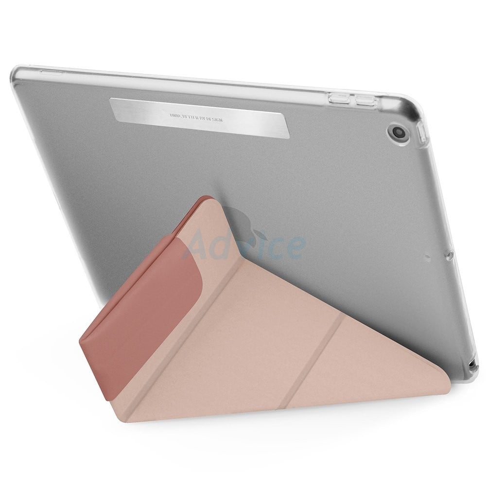 Case iPad Gen 8/9th 10.2" UNIQ Camden Antimicrobial - Peony Pink