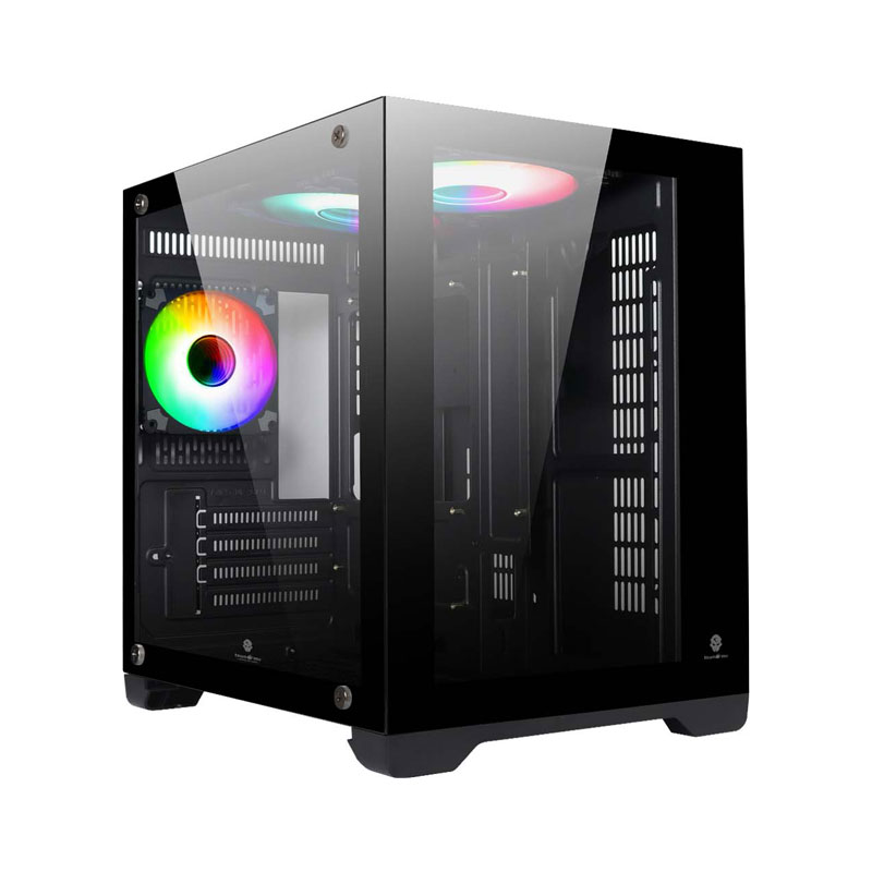mATX CASE (NP) TSUNAMI MINI VISION KK GAMING BLACK