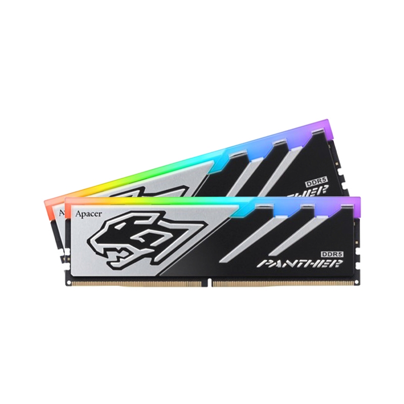 RAM DDR5(6000) 32GB (16GBX2) APACER GAMING RGB BLACK (AH5U32G60C5129BAA-2)