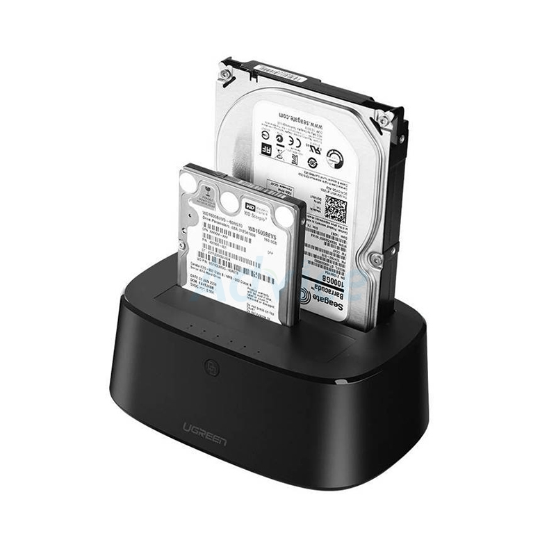 Docking 2.5/3.5'' 2Bay UGREEN (50857) USB3.0 Black