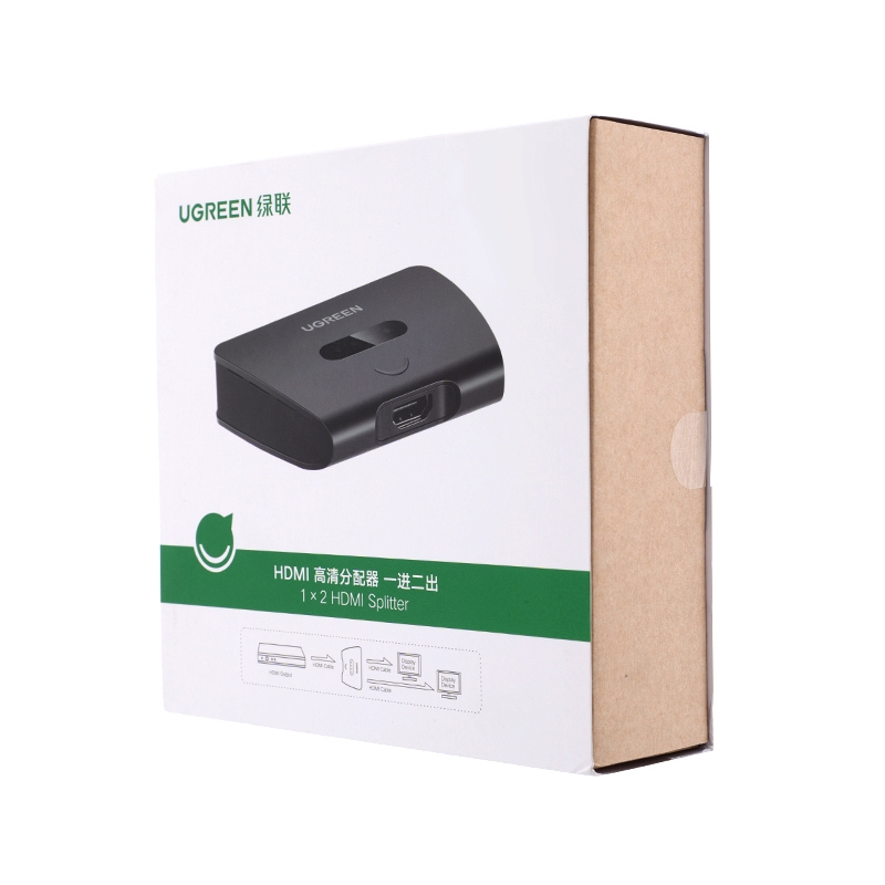 Converter HDMI Splitter 1:2 UGREEN (40207) Black