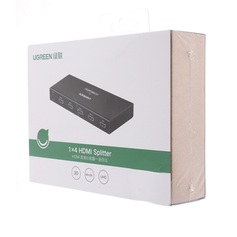 กล่องแยกจอ HDMI Splitter 1:4  (4K) UGREEN (40202)