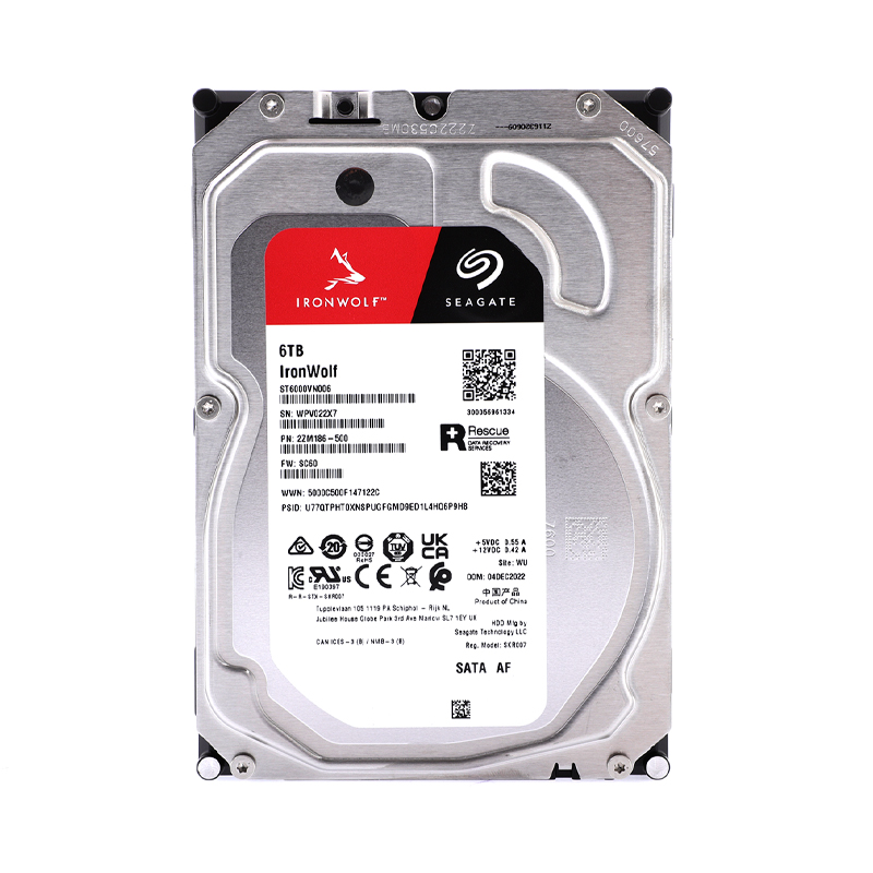 6 TB HDD SEAGATE IRONWOLF (5400RPM, 256MB, SATA-3, ST6000VN006)