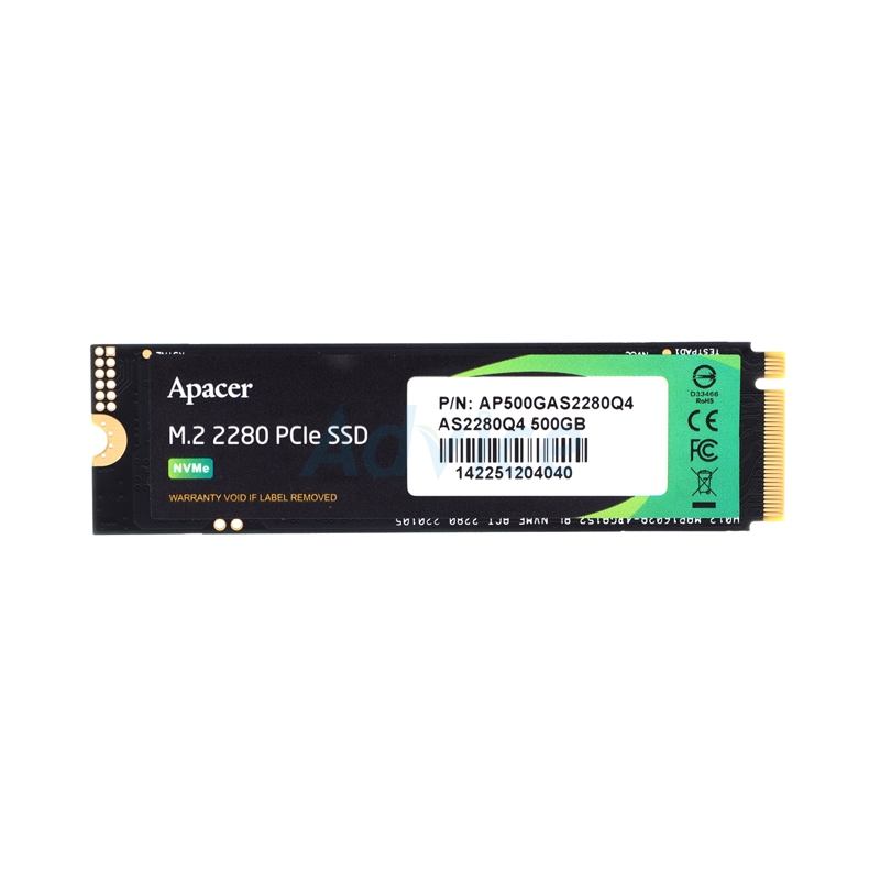 500 GB SSD M.2 PCIe 4.0 APACER AS2280Q4 (AP500GAS2280Q4-1) NVMe