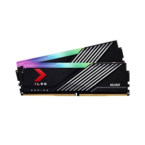RAM DDR5(6000) 32GB (16GBX2) PNY XLR8 GAMING MAKO RGB BLACK (MD32GK2D5600040MXRGB)