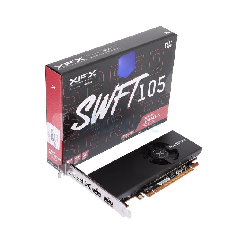 AMD RX 6400/4GB XFX SWFT105 (D6) [RX-64XL4SFG2] | Advice จ.นนทบุรี สาขา ...