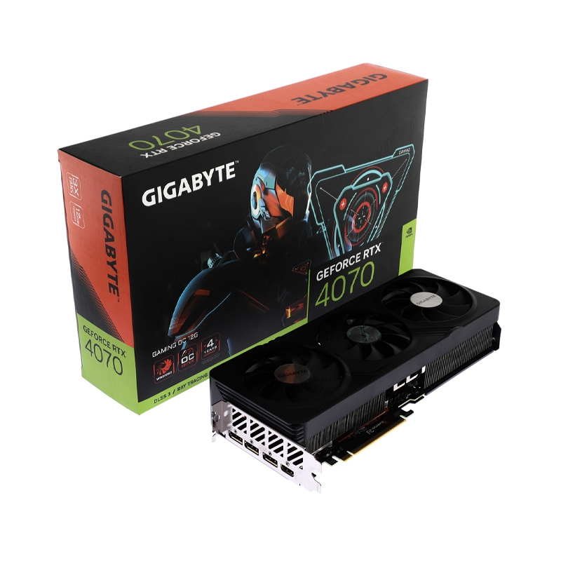 VGA GIGABYTE GEFORCE RTX 4070 GAMING OC - 12GB GDDR6X
