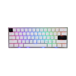 KEYBOARD WIRELESS BLUETOOTH FANTECH MK860 MAXFIT61 WHITE (RED SWITCH คีย์บอร์ด)