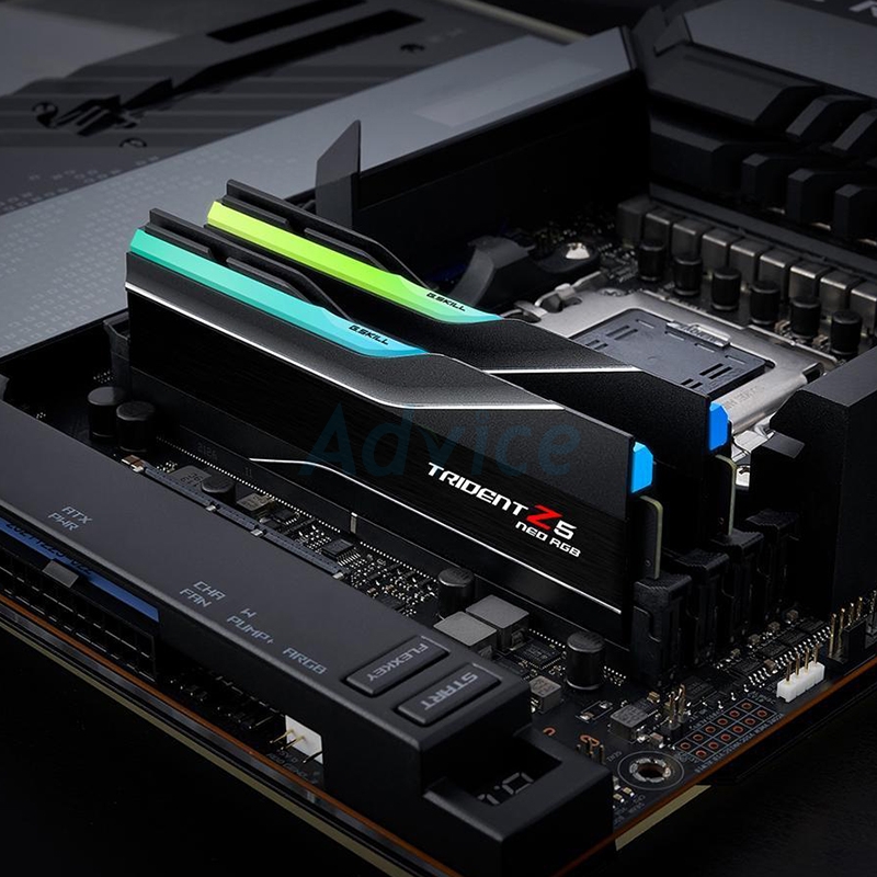 RAM DDR5(6000) 32GB (16GBX2) G.SKILL NEO RGB BLACK (F5-6000J3038F16GX2 ...