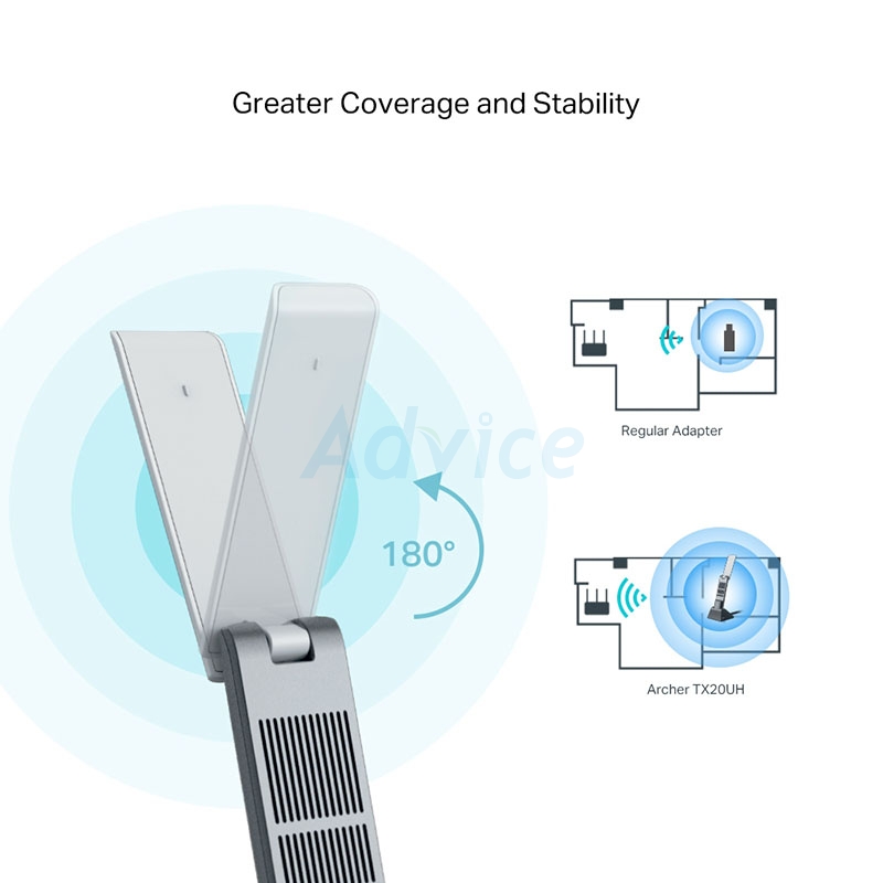 Wireless USB Adapter TP-LINK (Archer TX20UH) AX1800 Dual Band Wi Fi 6