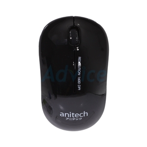 MOUSE WIRELESS ANITECH W213 BLACK