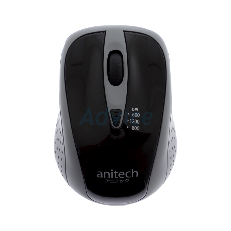 MOUSE WIRELESS ANITECH W214 GREY