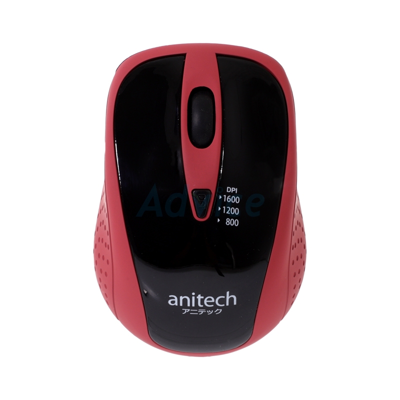 MOUSE WIRELESS ANITECH W214 RED