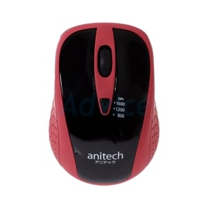 MOUSE WIRELESS ANITECH W214-RD