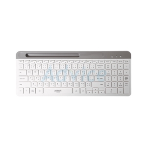 KEYBOARD WIRELESS ANITECH P505 WHITE (BLUETOOTH)