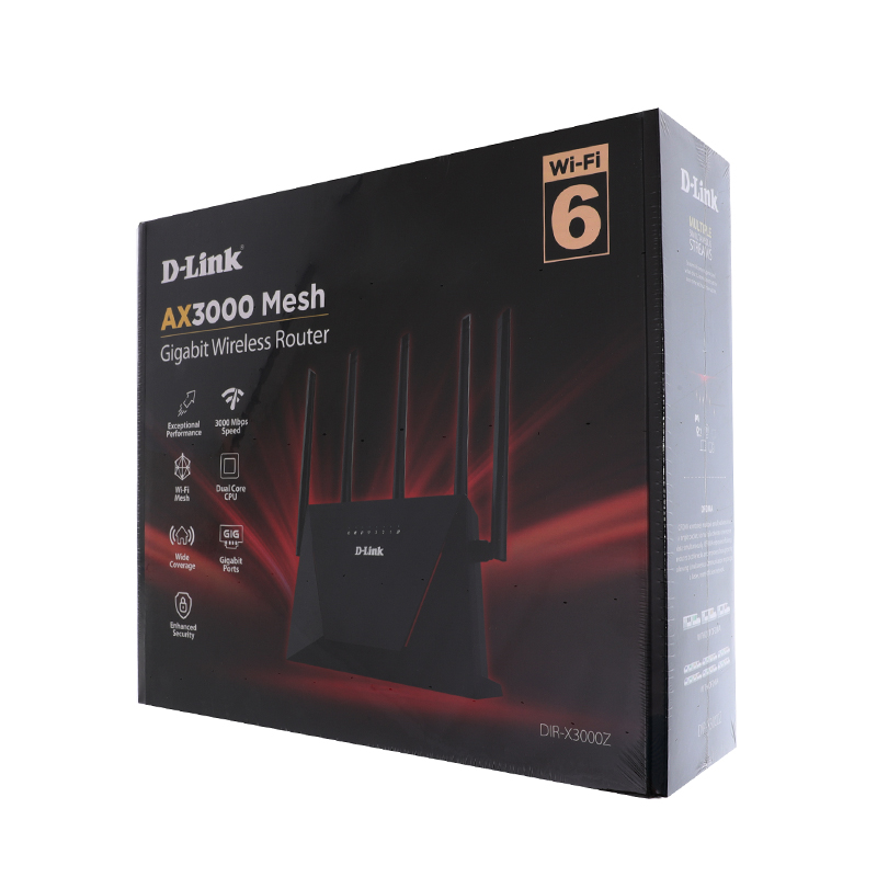 Router D-LINK (DIR-X3000Z) Wireless AX3000 Dual Band Gigabit WiFi 6