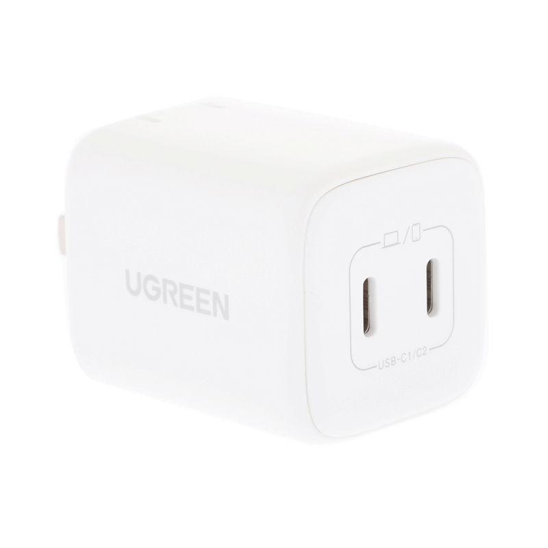 Adapter 2 Ports (Type-C) Charger UGREEN (45W,15331) White