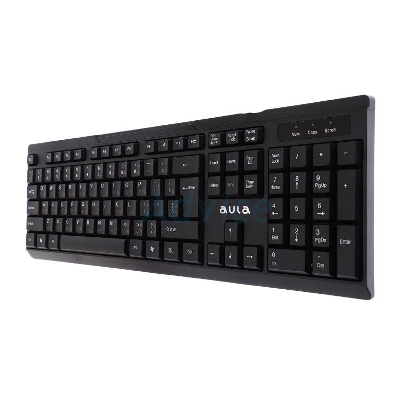 KEYBOARD AULA AK205 BLACK