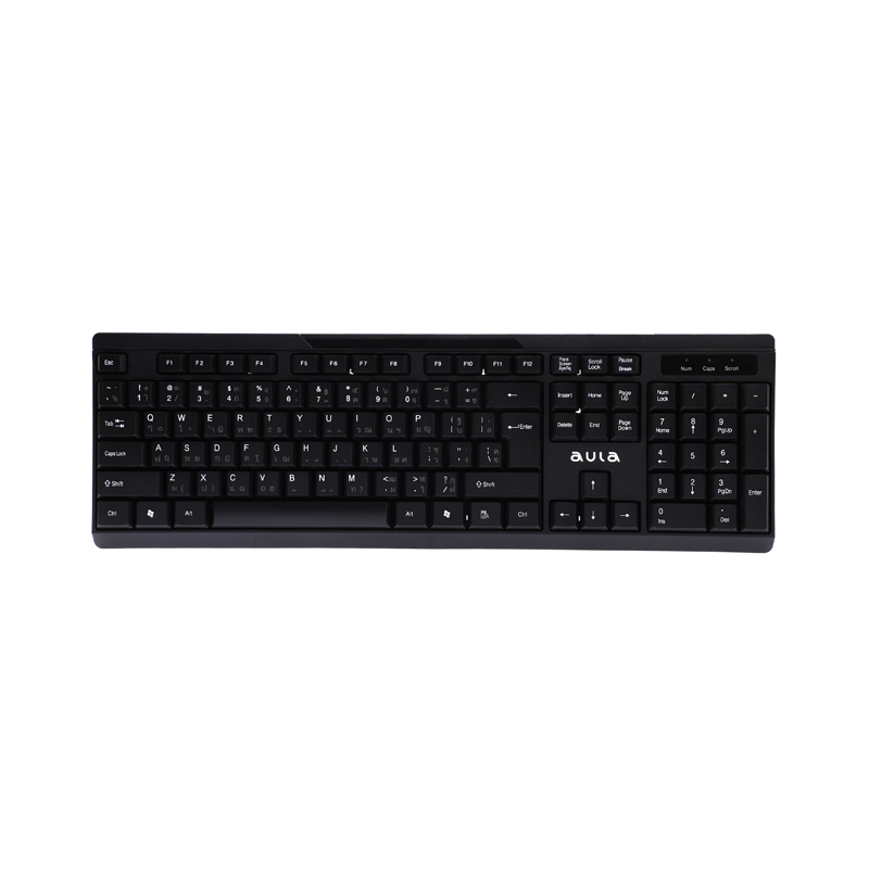 KEYBOARD AULA AK205 BLACK