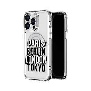 NEWNESS เคส iPhone 14 Pro Max Travel City Magsafe - Transparent