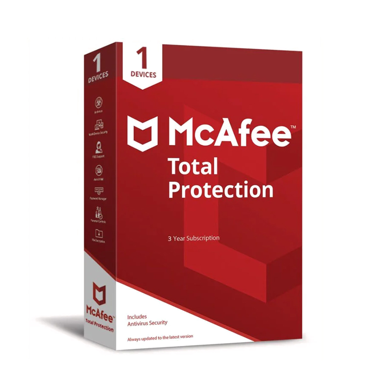 McAfee Total Protection 3Year (1 Devices)